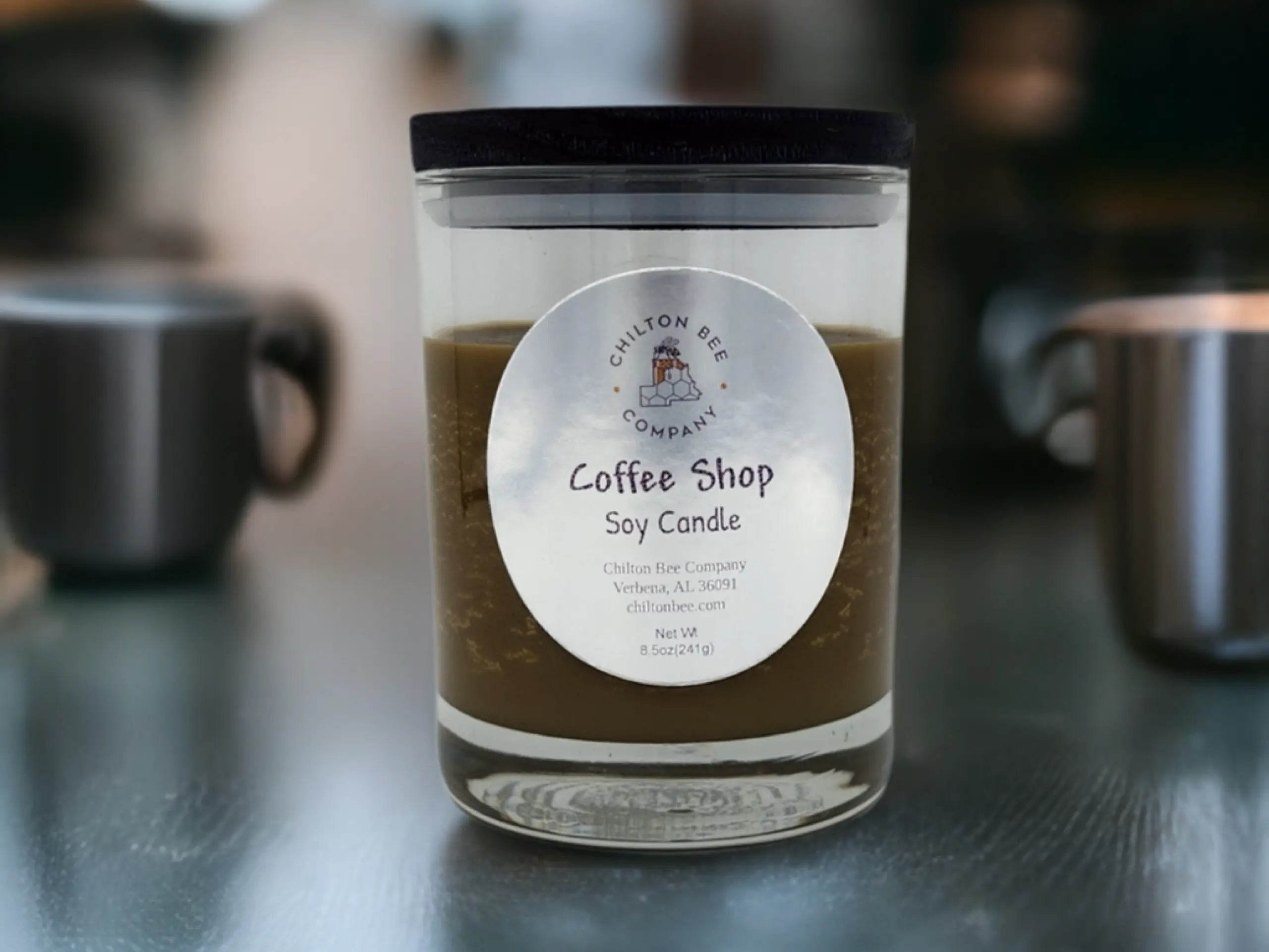 Single Wick Soy Candle by Chilton Bee Company, scented candle detail photo 16