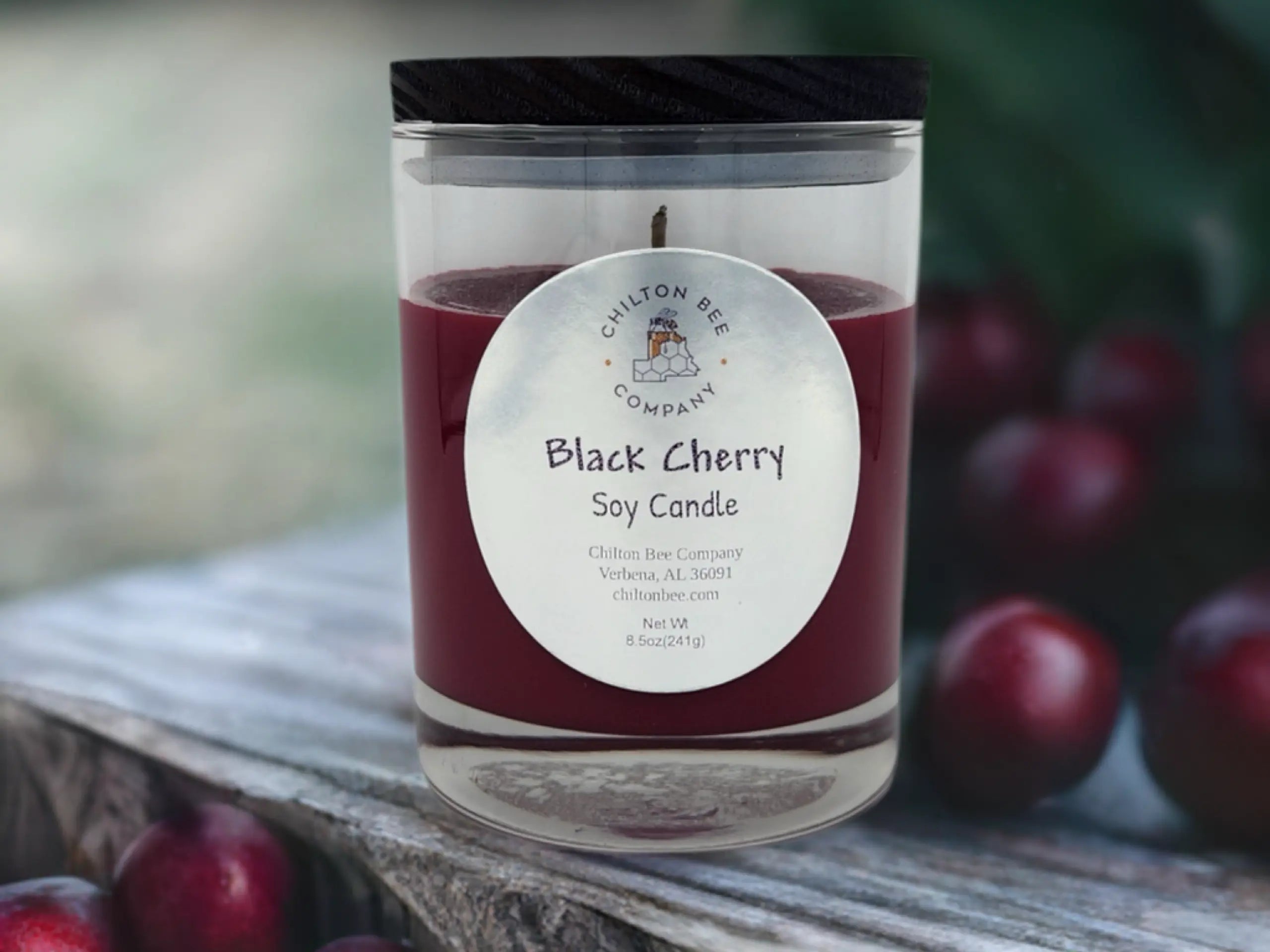 Single Wick Soy Candle by Chilton Bee Company, scented candle detail photo 17