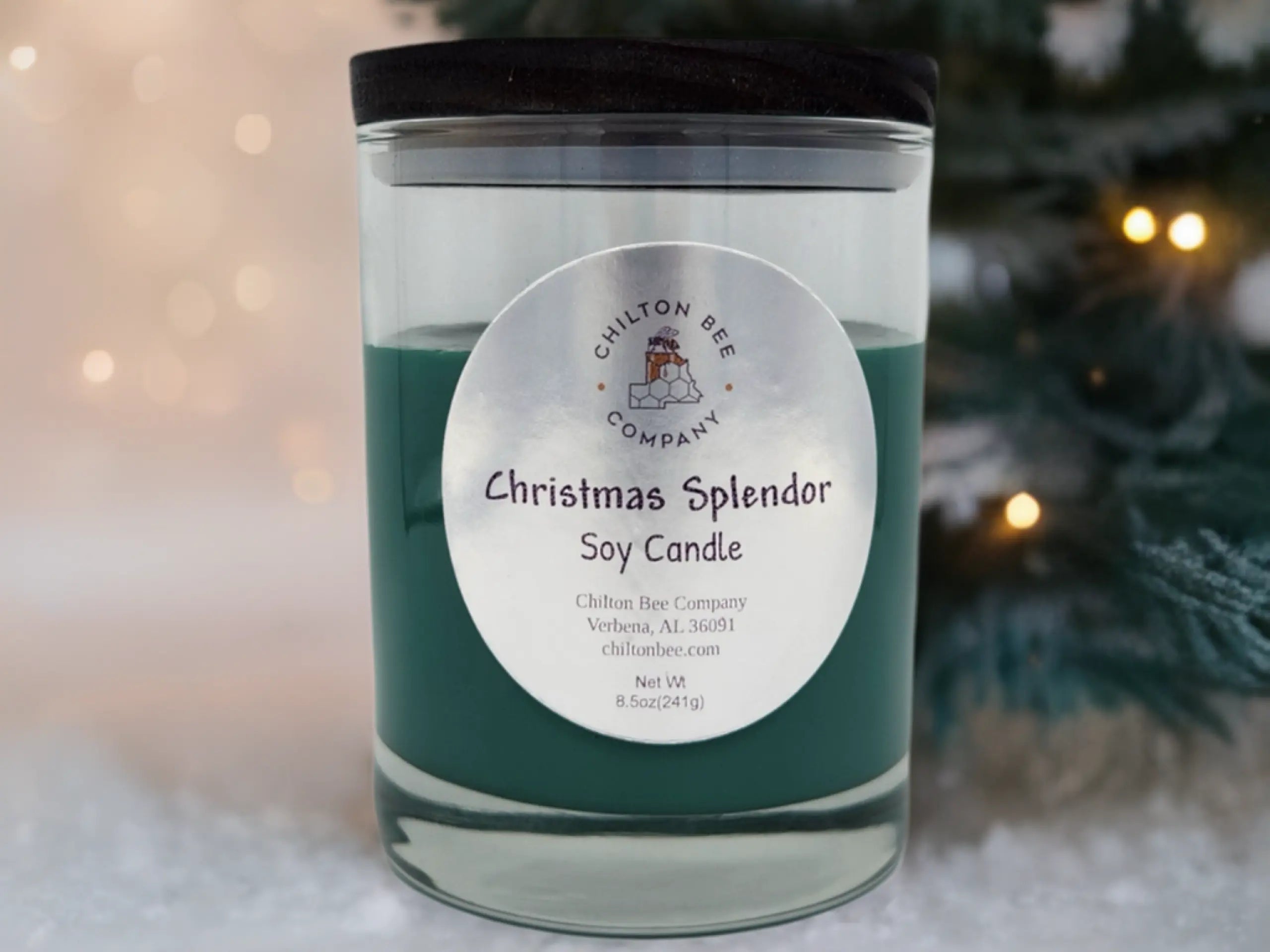 Single Wick Soy Candle by Chilton Bee Company, scented candle detail photo 18