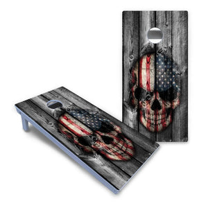 Skull Flag Cornhole Boards - All Weather Series Cornhole Solutions