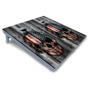 Skull Flag Cornhole Boards - All Weather Series Cornhole Solutions