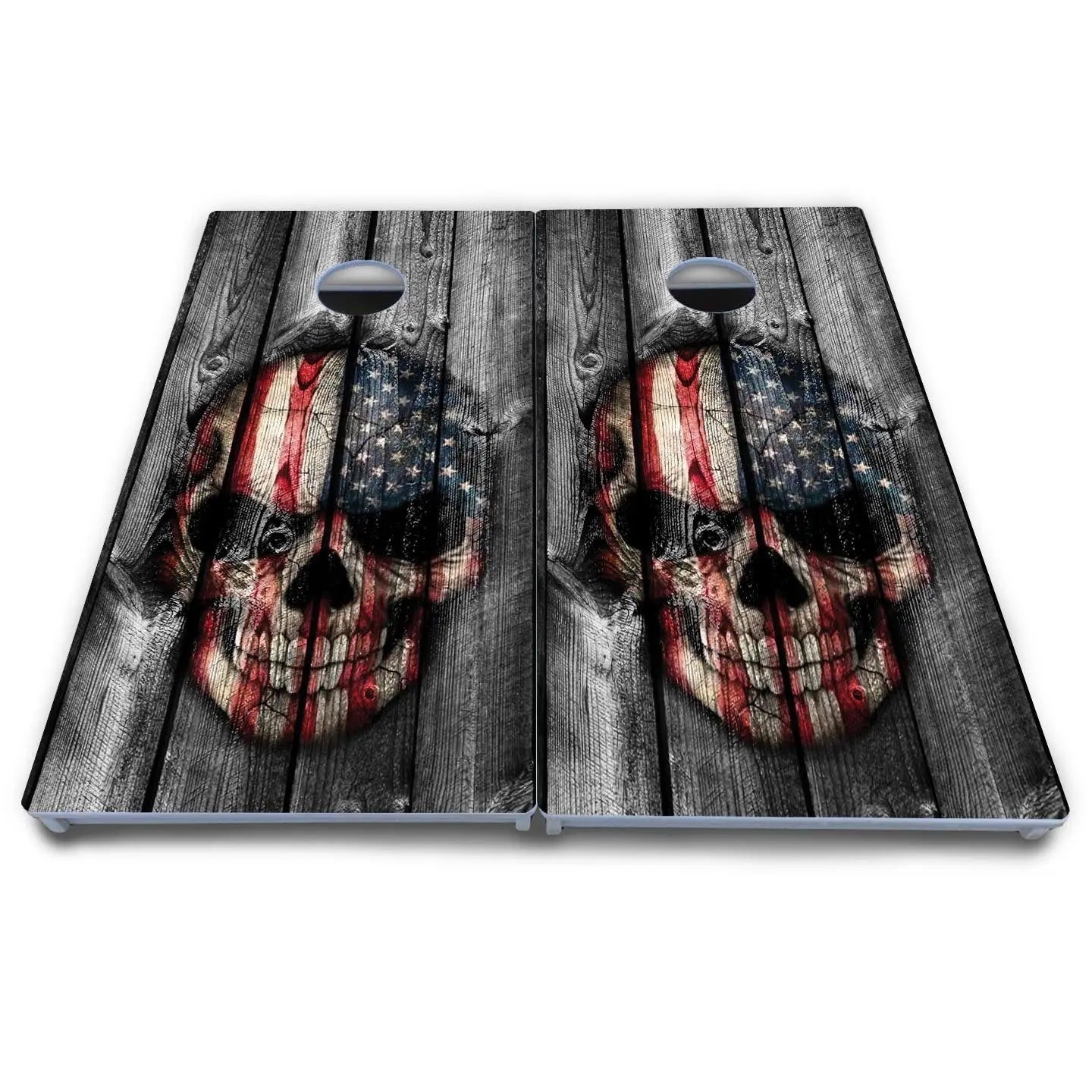 Skull Flag Cornhole Boards - All Weather Series Cornhole Solutions