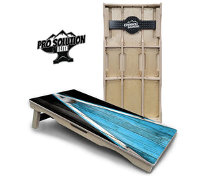 Sky Blue Triangle Cornhole Boards - Pro Solution Elite Series Cornhole Solutions
