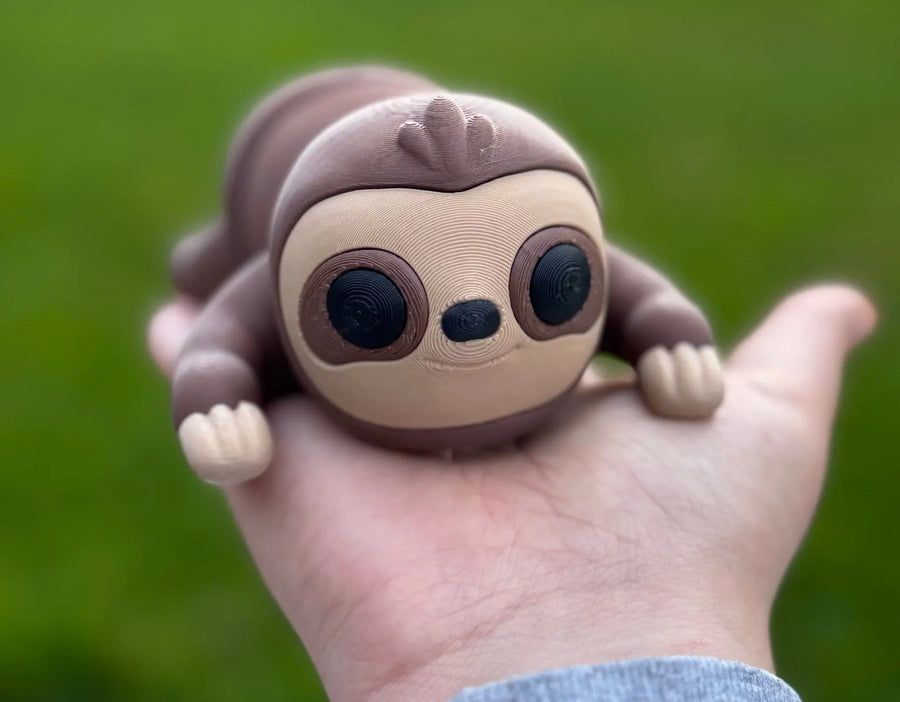 Sloth 3D Printed Fidget Toy | Large Animal Sensory Toy