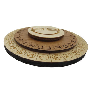 Smiley Face Cipher Wheel - Escape Room Prop and Decoder Disk Creative Escape Rooms