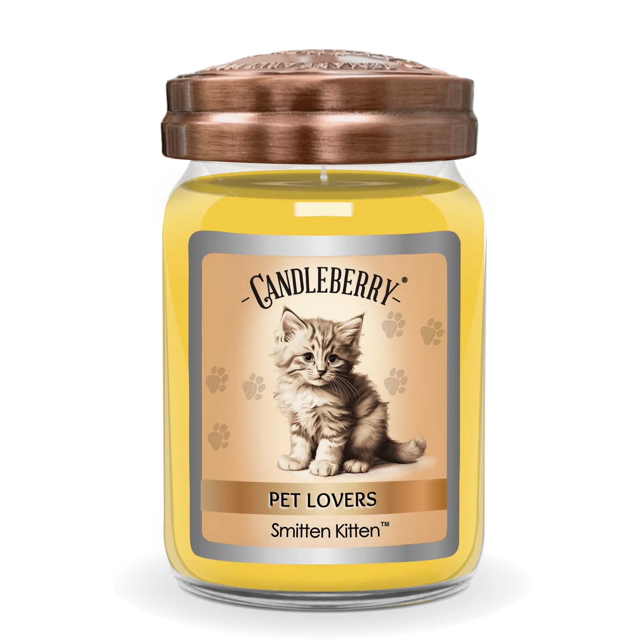 Smitten Kitten™ - Large Jar Candle (Collective) by The Candleberry® Candle Company, scented candle main product photo