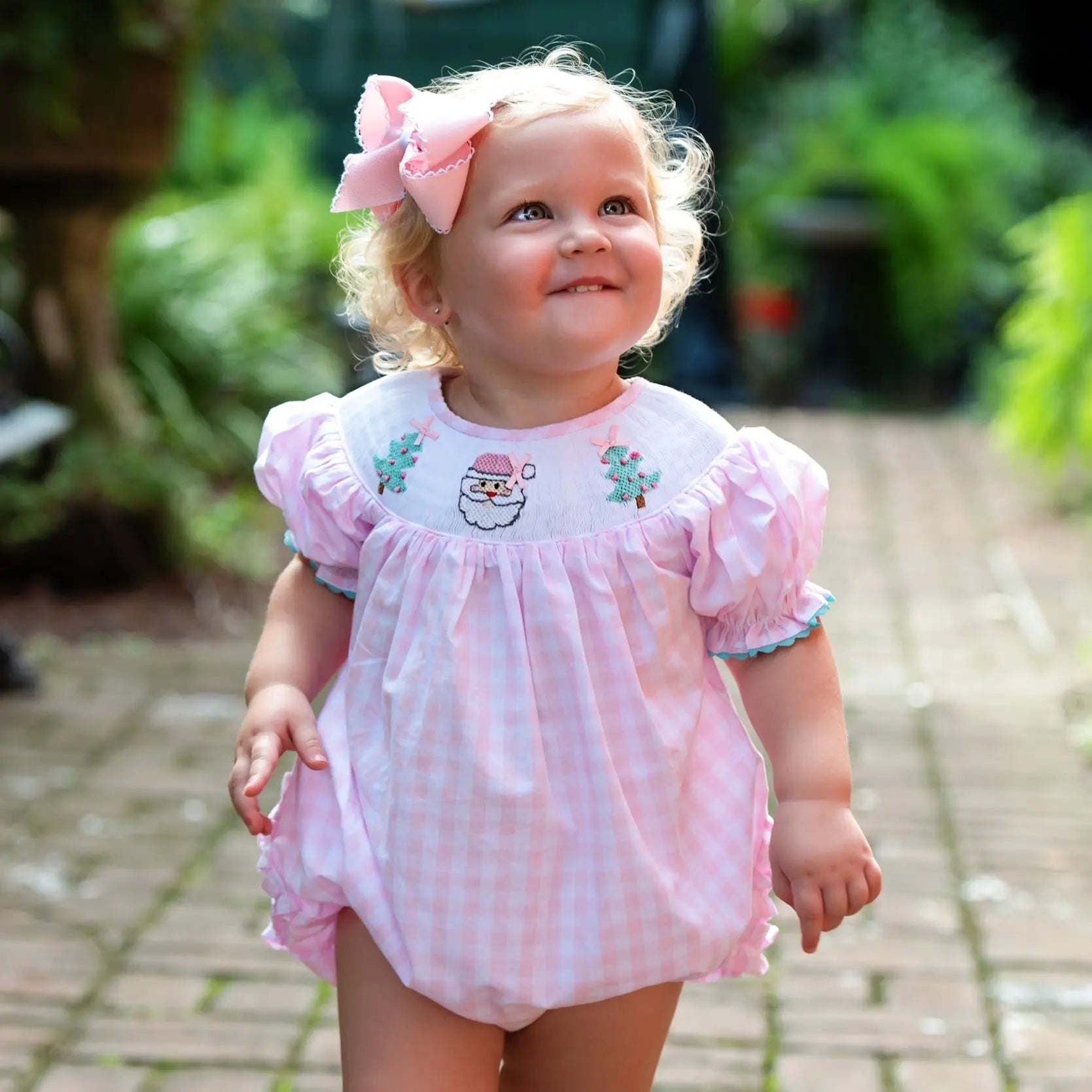 Smocked Christmas Bubble* Seven Lantern Lane