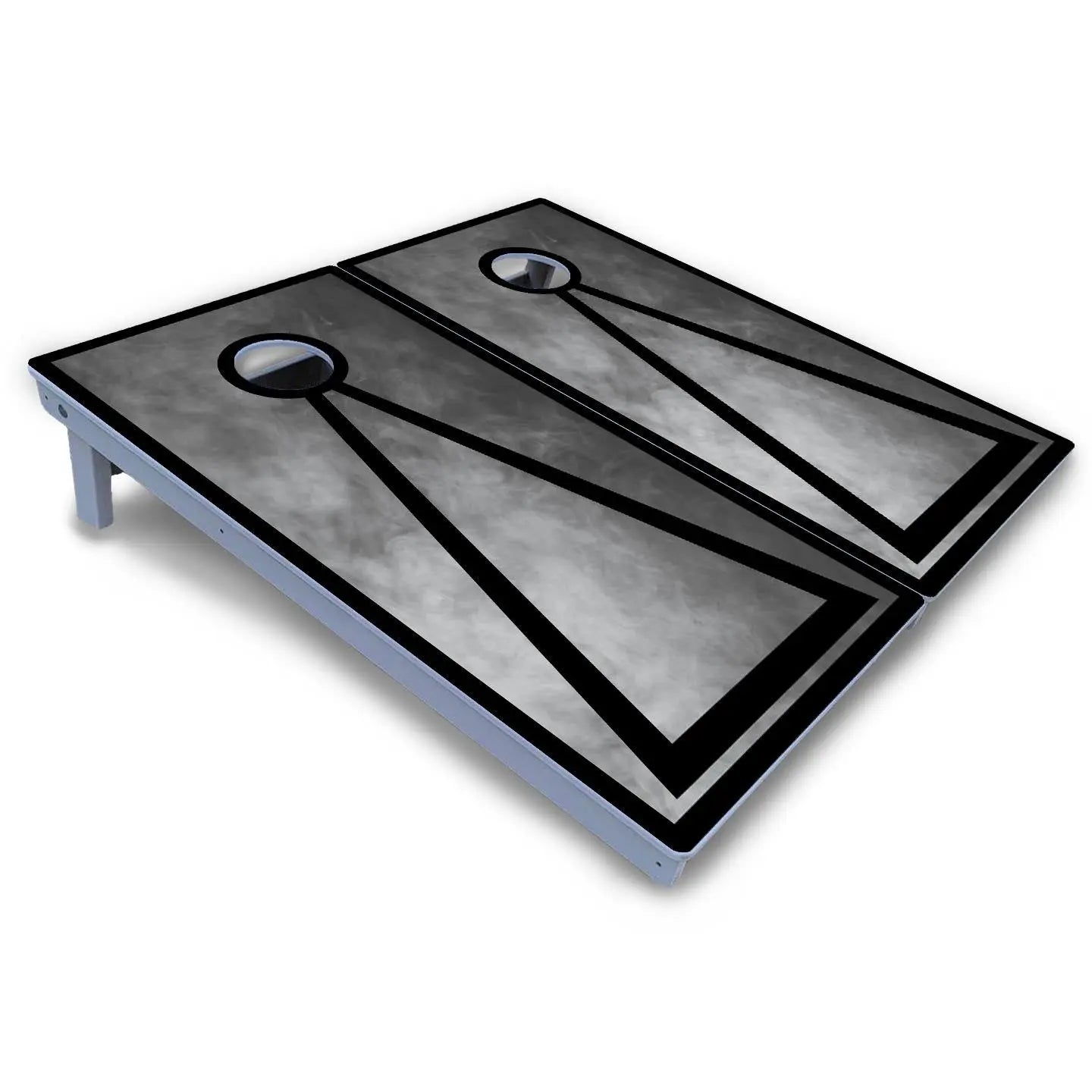 Smoke Triangle Cornhole Boards - All Weather Series by Cornhole Solutions, custom cornhole board detail photo 5