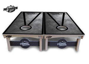 Smoke Triangle Cornhole Boards - Pro Solution Lite Series by Cornhole Solutions, custom cornhole board detail photo 2