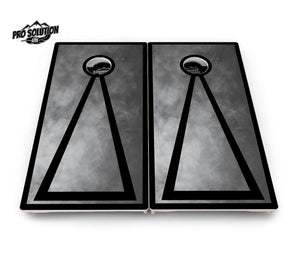 Smoke Triangle Cornhole Boards - Pro Solution Lite Series by Cornhole Solutions, custom cornhole board detail photo 8