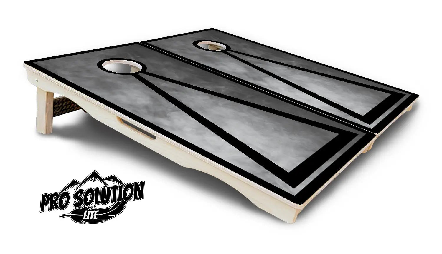 Smoke Triangle Cornhole Boards - Pro Solution Lite Series by Cornhole Solutions, custom cornhole board detail photo 10