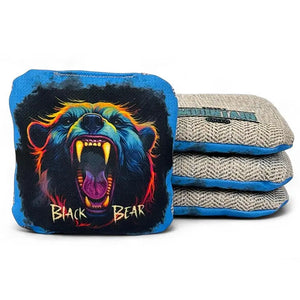 Smoky Mountain Bag Co – PRO Cornhole Bags - Set of 4 - Black Bear Series Cornhole Solutions