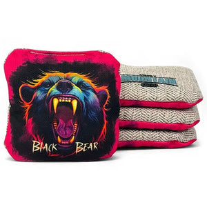 Smoky Mountain Bag Co – PRO Cornhole Bags - Set of 4 - Black Bear Series Cornhole Solutions