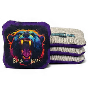 Smoky Mountain Bag Co – PRO Cornhole Bags - Set of 4 - Black Bear Series Cornhole Solutions
