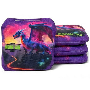 Smoky Mountain Bag Co – PRO Cornhole Bags - Set of 4 - Dragon Tail Series Cornhole Solutions