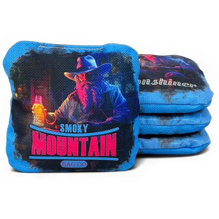 Smoky Mountain Bag Co – PRO Cornhole Bags - Set of 4 - Moonshiner Series Cornhole Solutions