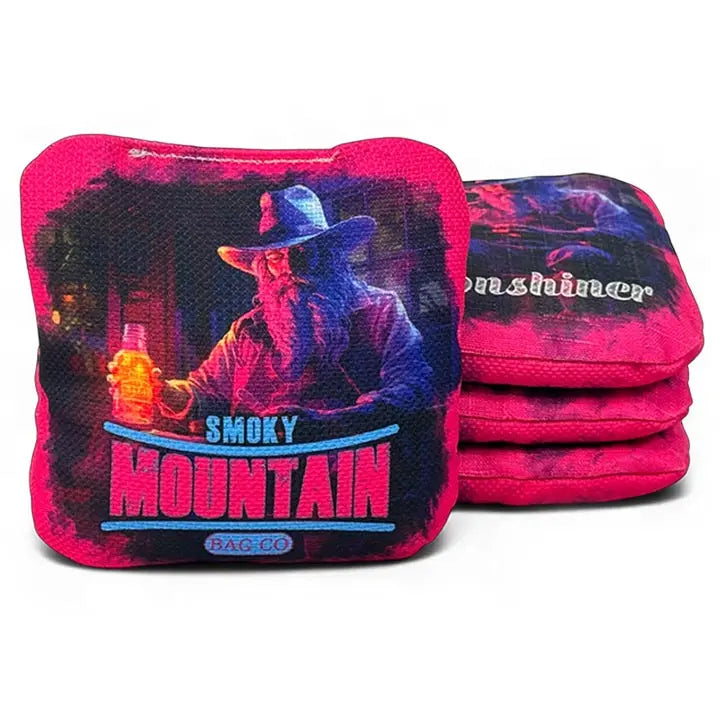 Smoky Mountain Bag Co – PRO Cornhole Bags - Set of 4 - Moonshiner Series Cornhole Solutions
