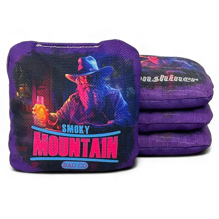 Smoky Mountain Bag Co – PRO Cornhole Bags - Set of 4 - Moonshiner Series Cornhole Solutions