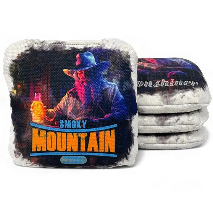 Smoky Mountain Bag Co – PRO Cornhole Bags - Set of 4 - Moonshiner Series Cornhole Solutions