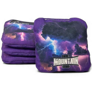 Smoky Mountain Bag Co – PRO Cornhole Bags - Set of 4 - White Lightning Series Cornhole Solutions