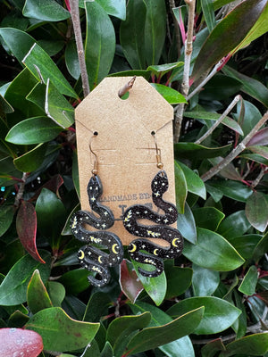 Snake Earrings Mushroom Lady Co