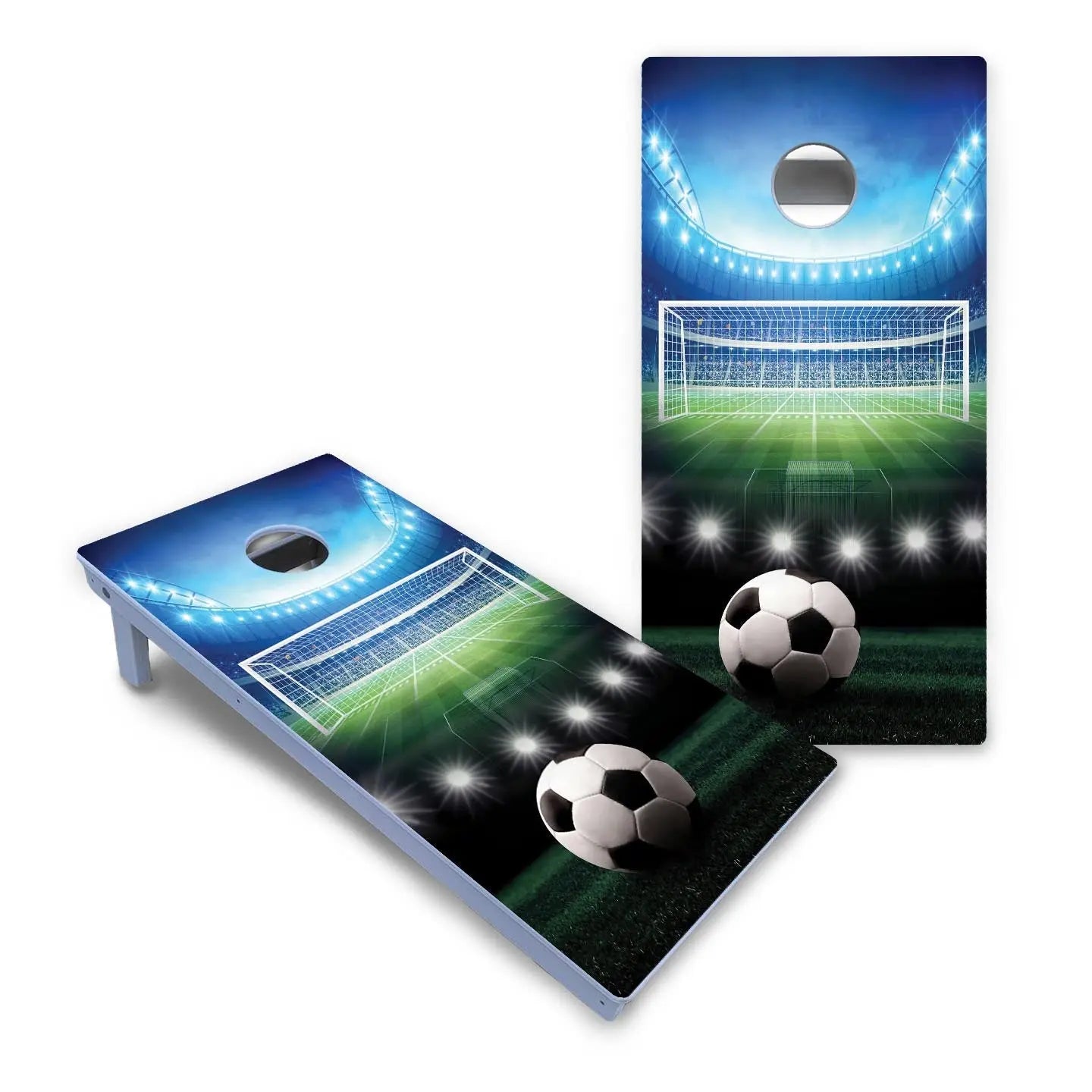 Soccer Cornhole Boards - All Weather Series by Cornhole Solutions, custom cornhole board detail photo 2