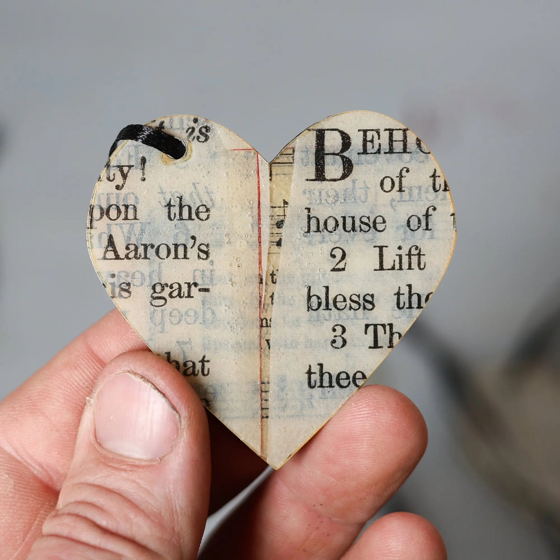 Song & Scripture Heart Ornaments ✨ by Dennehey Design Co., Southern home decor detail photo 2