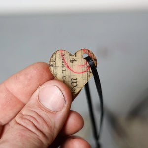 Song & Scripture Heart Ornaments ✨ by Dennehey Design Co., Southern home decor detail photo 3