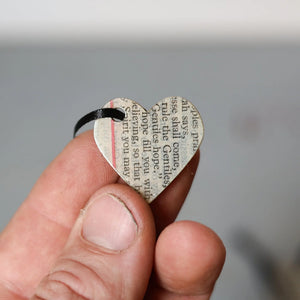 Song & Scripture Heart Ornaments ✨ by Dennehey Design Co., Southern home decor detail photo 6