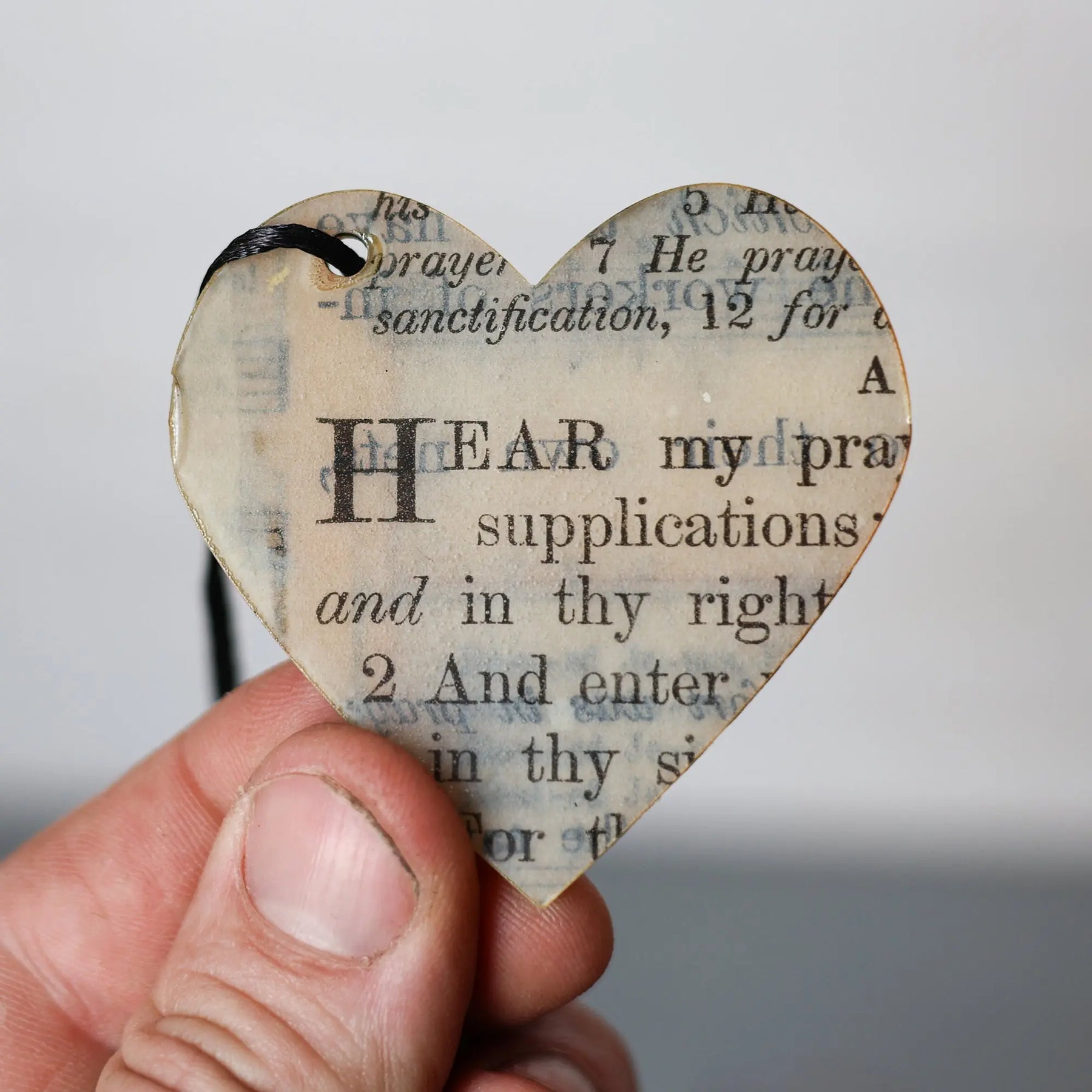 Song & Scripture Heart Ornaments ✨ by Dennehey Design Co., Southern home decor detail photo 9