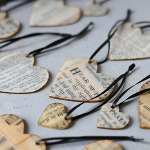 Song & Scripture Heart Ornaments ✨ by Dennehey Design Co., Southern home decor detail photo 10