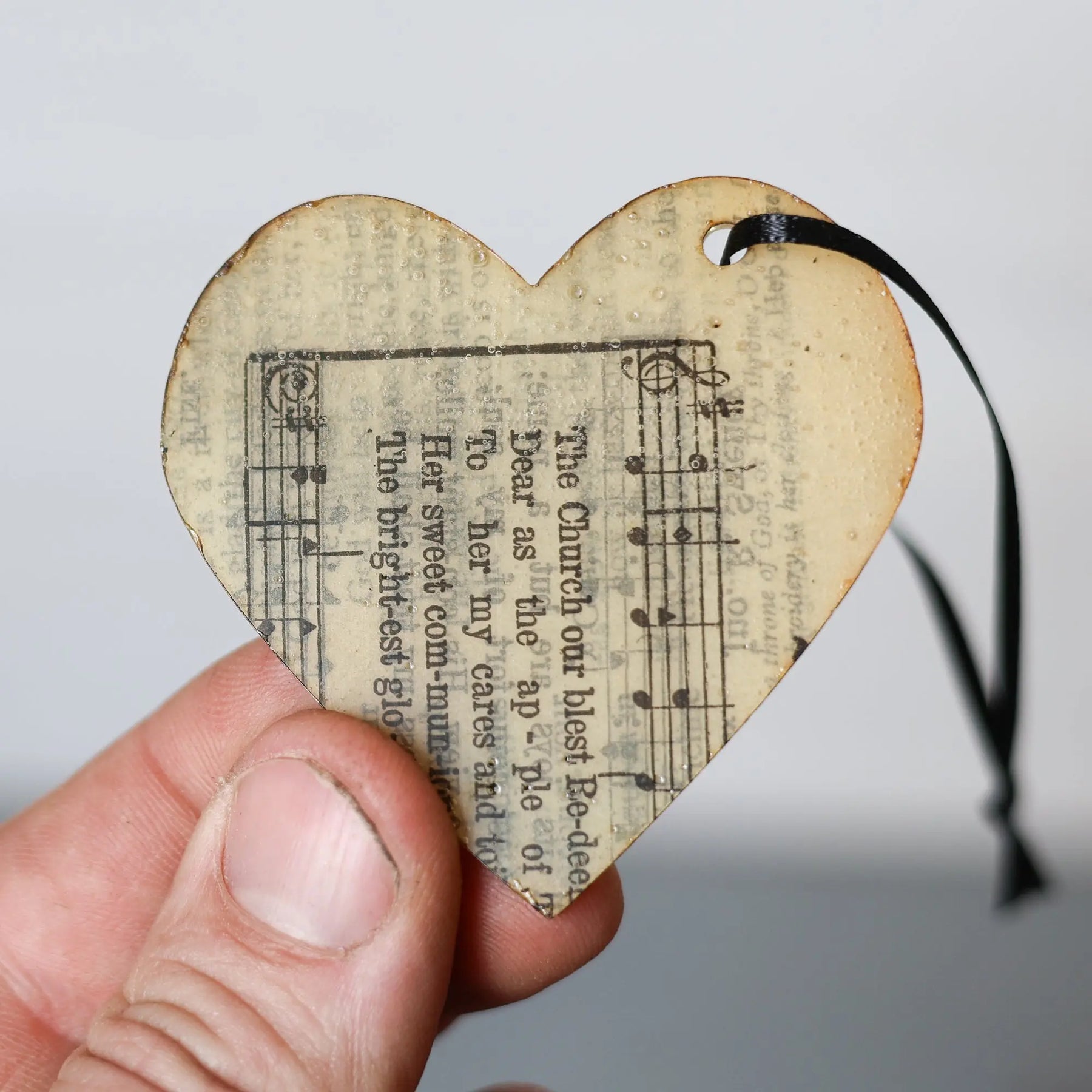 Song & Scripture Heart Ornaments ✨ by Dennehey Design Co., Southern home decor detail photo 14