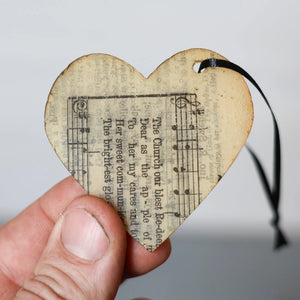 Song & Scripture Heart Ornaments ✨ by Dennehey Design Co., Southern home decor detail photo 14