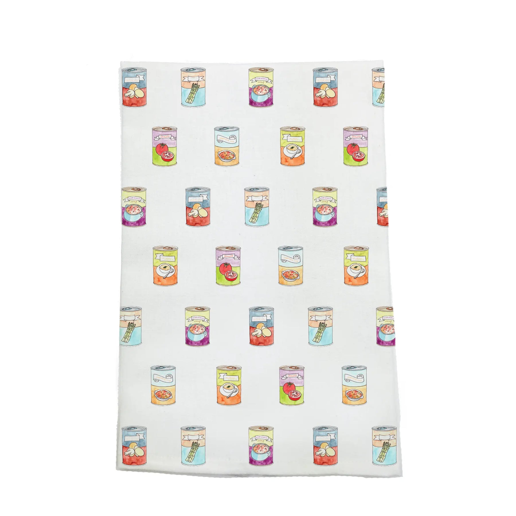 Souper-Duper Organic Cotton Kitchen Towel by Nola Tawk, tea towel main product photo