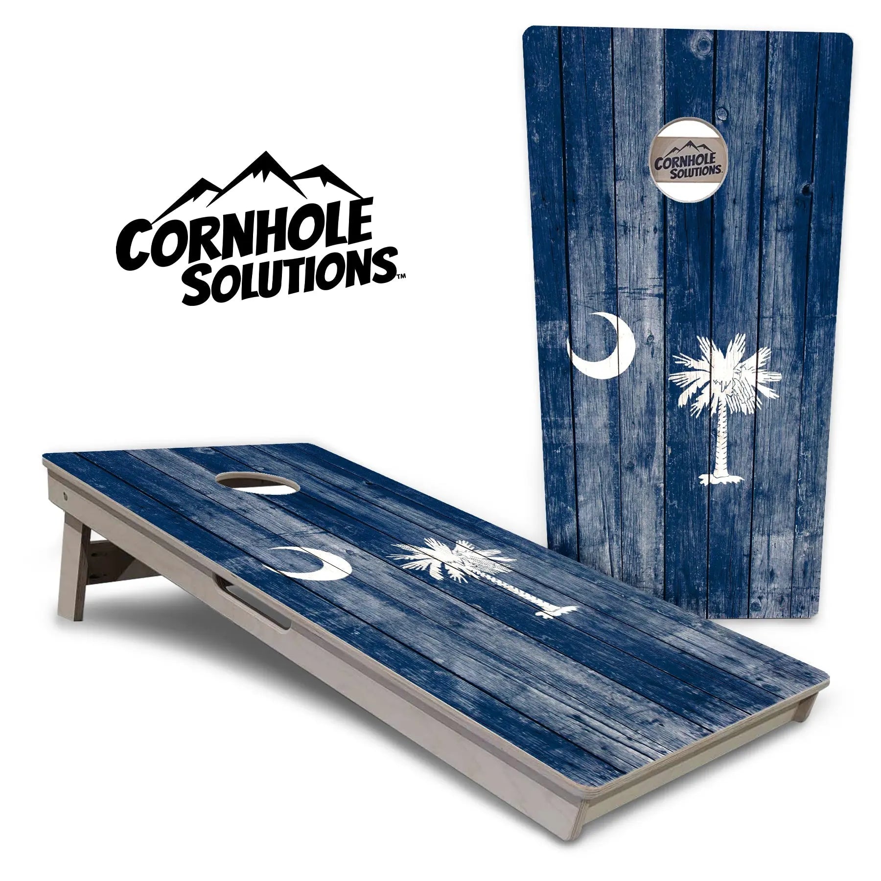 South Carolina Cornhole Boards - Professional Tournament Series by Cornhole Solutions, custom cornhole board main product photo