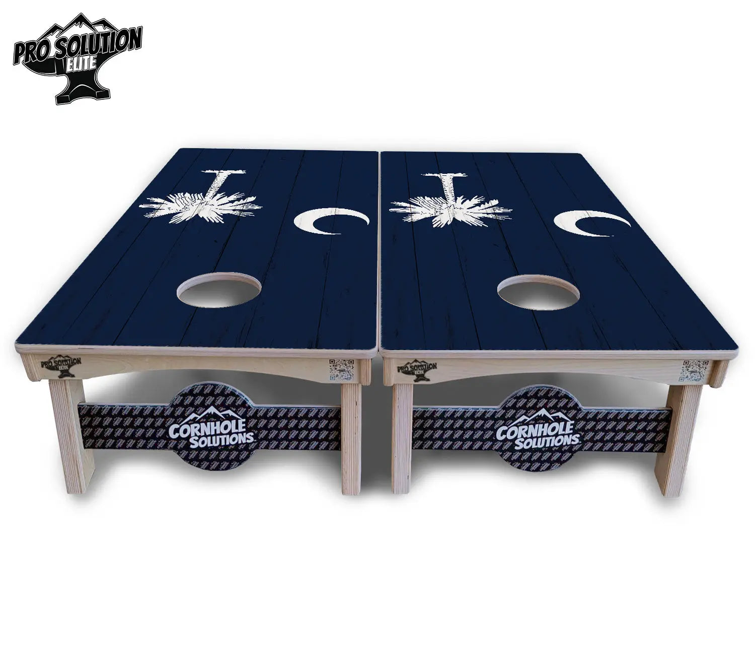 South Carolina Flag Cornhole Boards - Pro Solution Elite Series by Cornhole Solutions, custom cornhole board detail photo 3