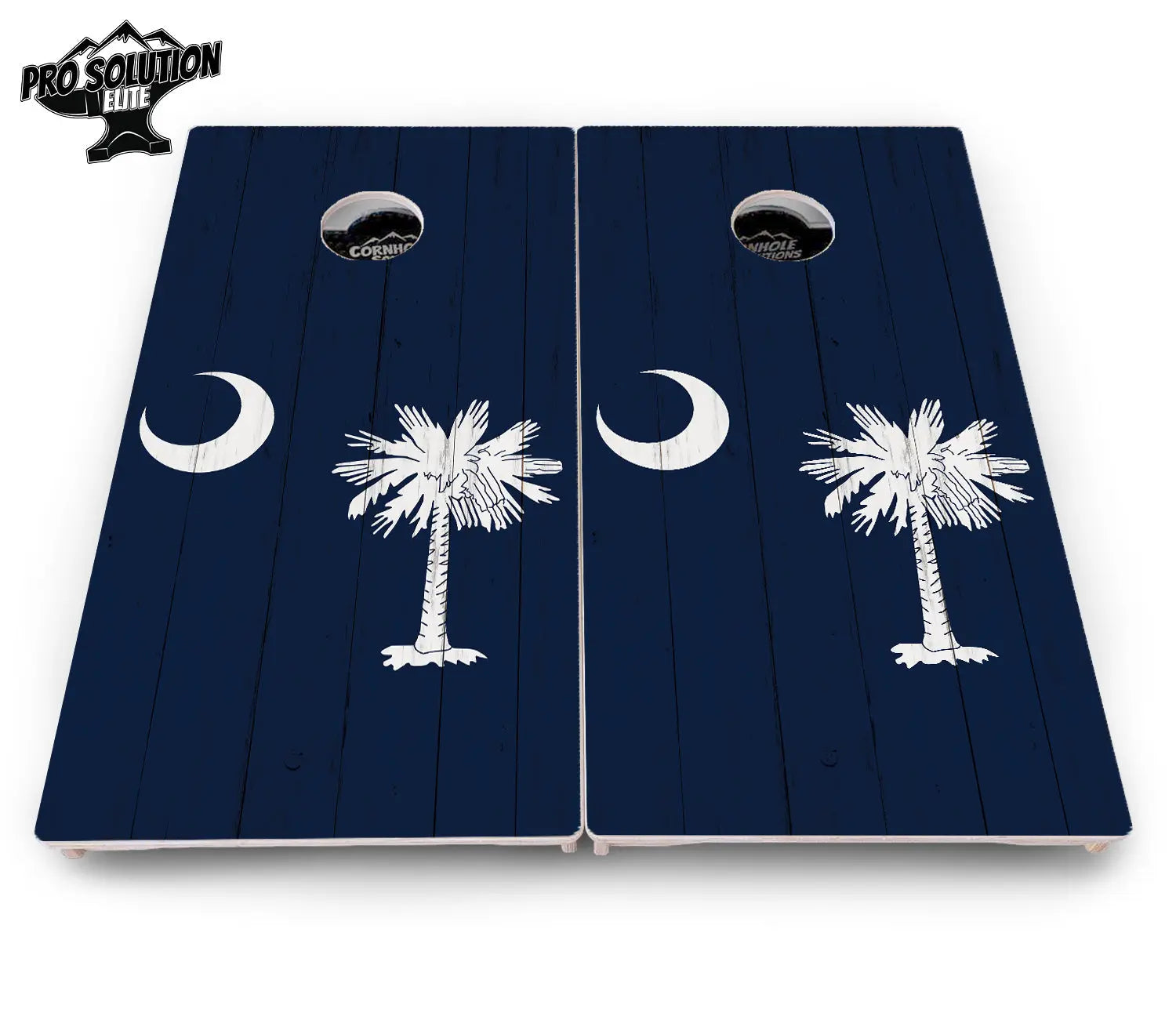 South Carolina Flag Cornhole Boards - Pro Solution Elite Series by Cornhole Solutions, custom cornhole board detail photo 4