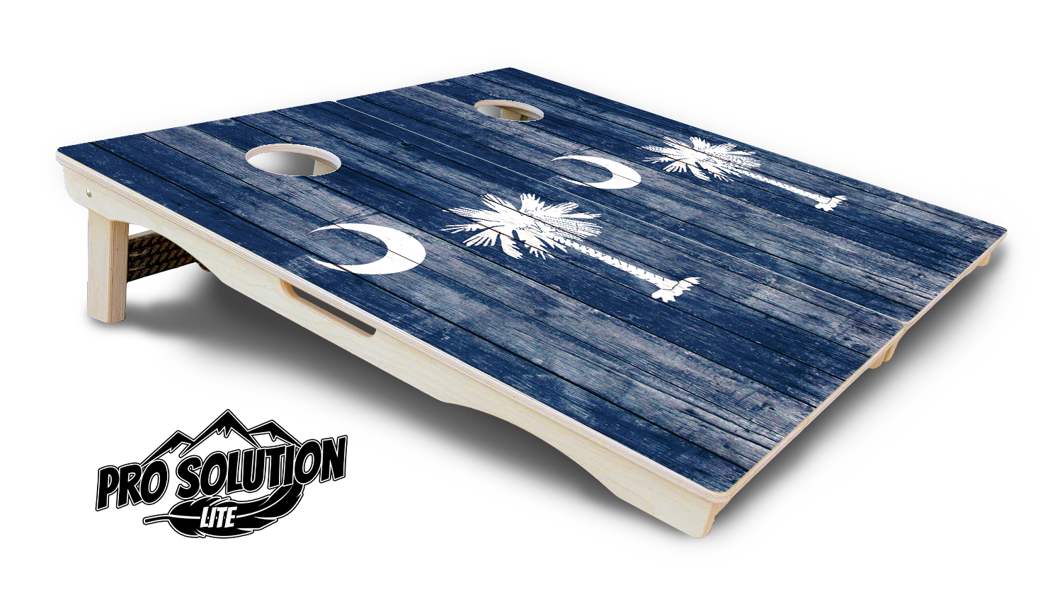 South Carolina Flag Cornhole Boards - Pro Solution Lite Series Cornhole Solutions