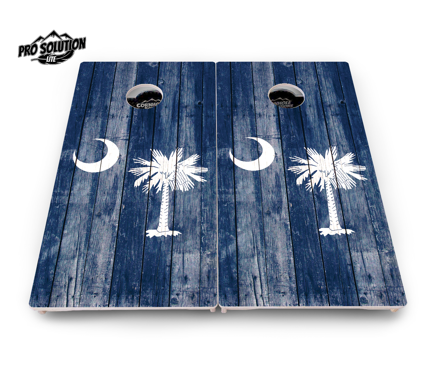 South Carolina Flag Cornhole Boards - Pro Solution Lite Series Cornhole Solutions
