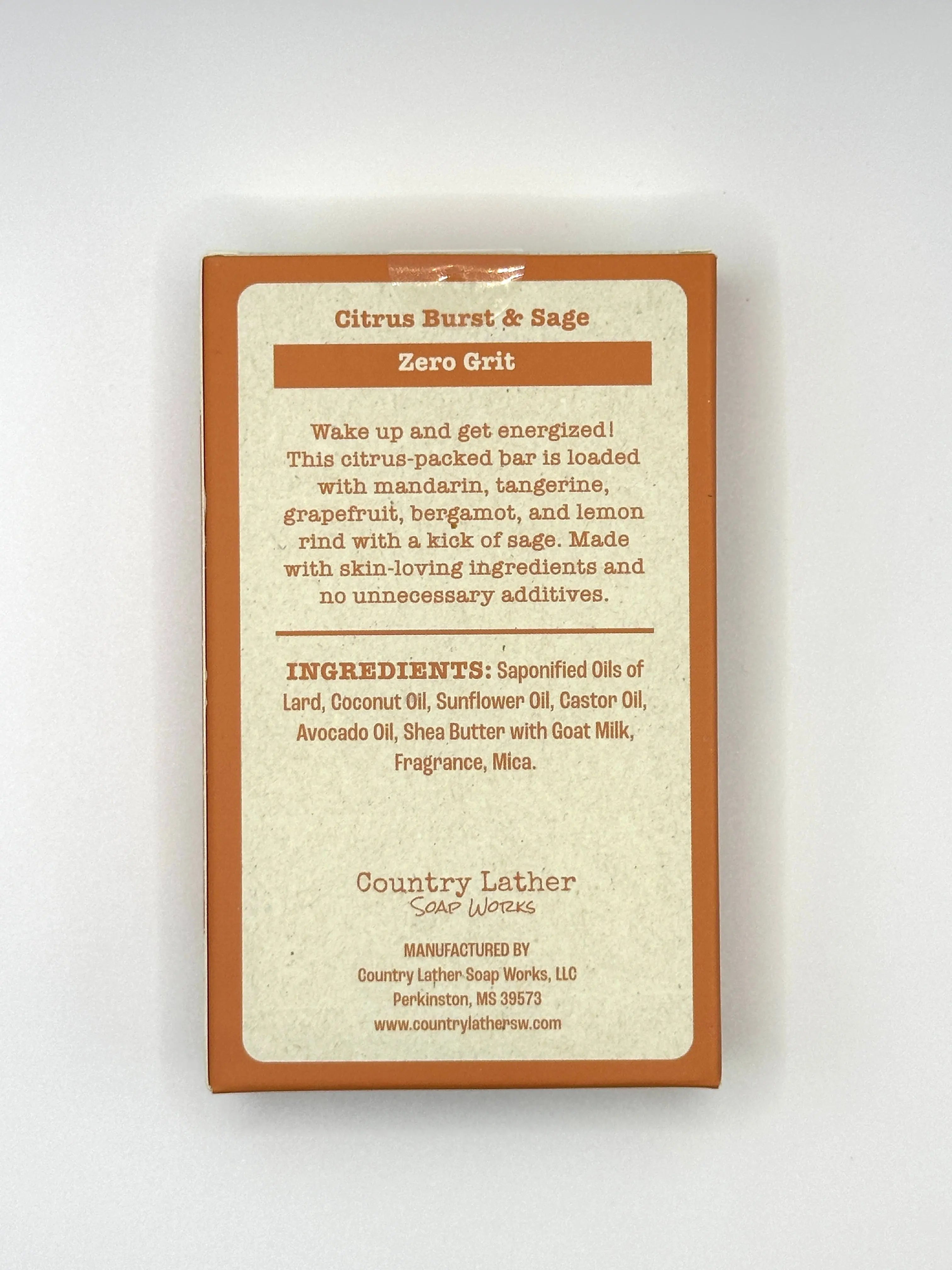 Southern Citrus and Sass Soap Bundle by Country Lather Soap Works, natural skincare detail photo 7