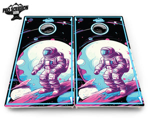 Spaceman Cornhole Boards - Pro Solution Elite Series by Cornhole Solutions, custom cornhole board detail photo 4