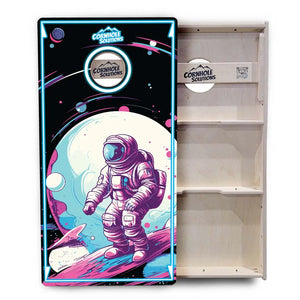 Spaceman Cornhole Boards - Professional Tournament Series by Cornhole Solutions, custom cornhole board detail photo 4