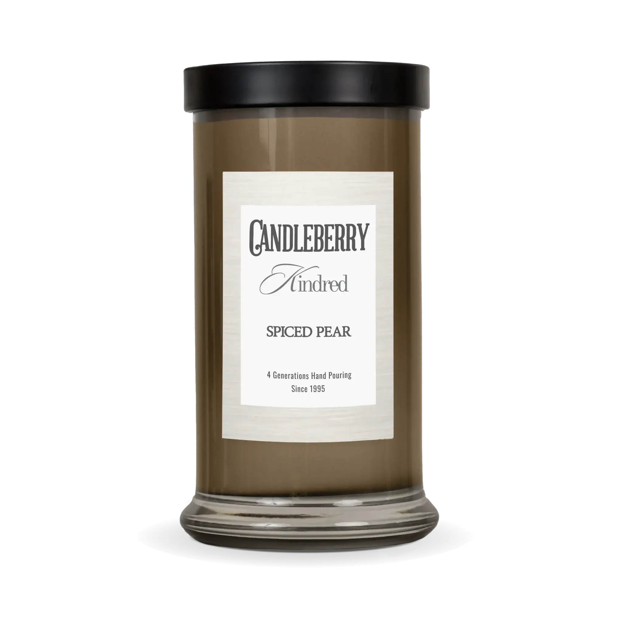 Spiced Pear™, Kindred, Large Jar Candle (Collective) by The Candleberry® Candle Company, Southern food gift main product photo