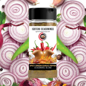 Igotchu Spicy Onion Garlic Pepper seasoning by Igotchu Seasonings, Southern food gift detail photo 2