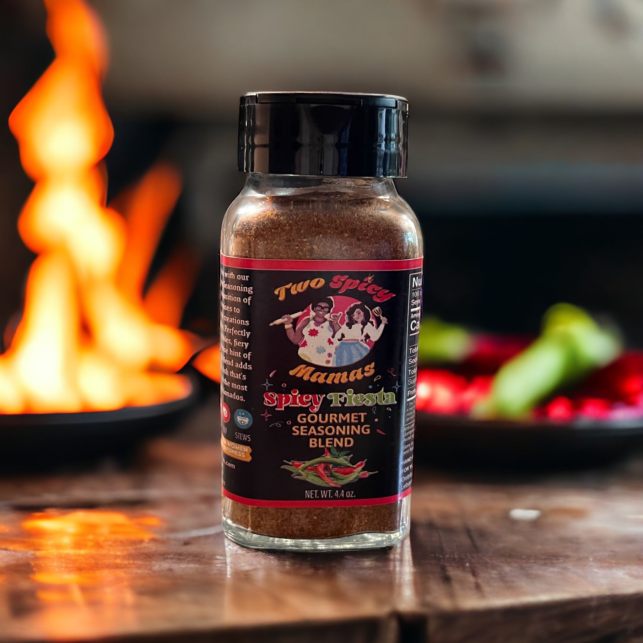Spicy Fiesta Gourmet Seasoning Blend Two Spicy Mamas