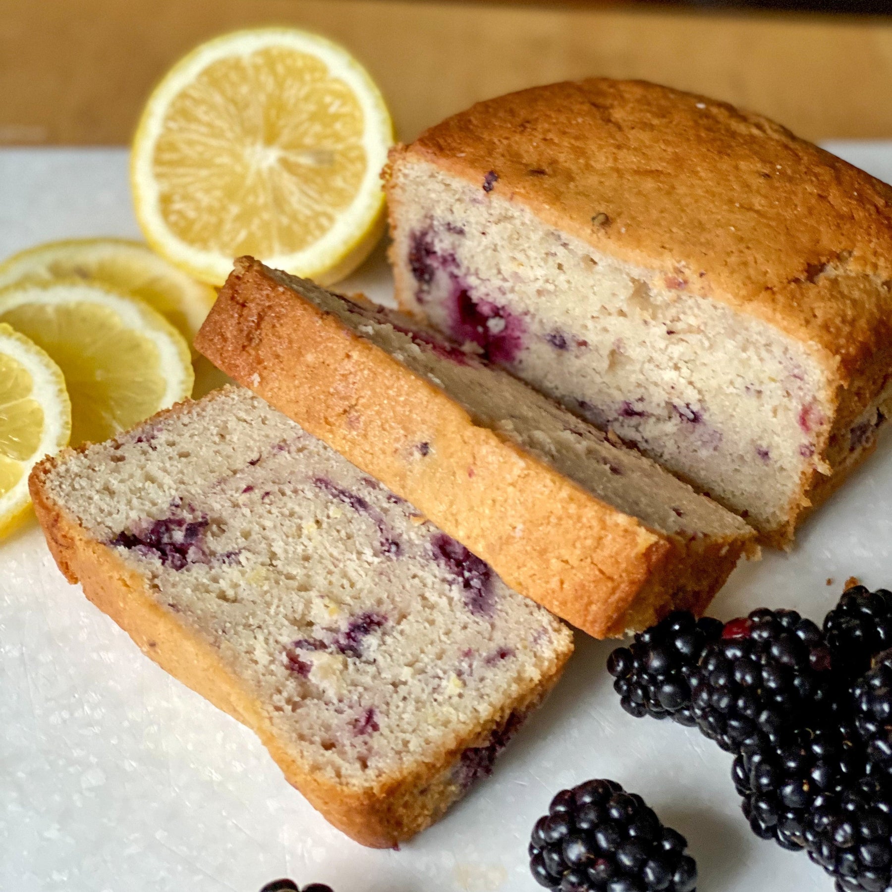 Blackberry Lemon Zest Cake