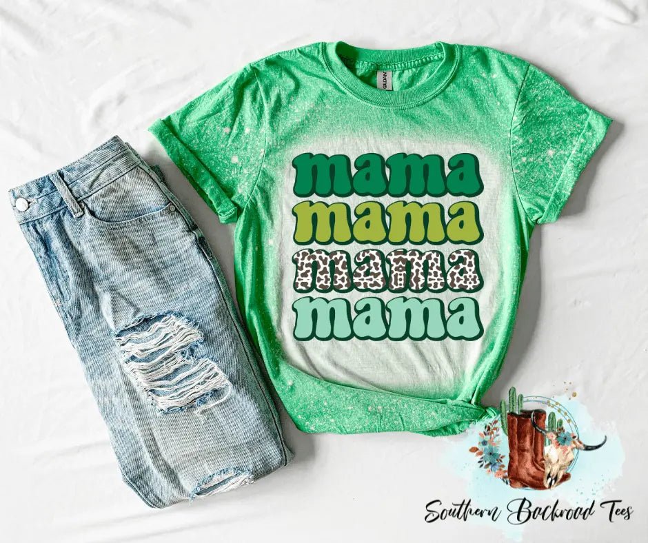 St Patrick's Day Mama by Southern Backroad Tees LLC, graphic tee main product photo
