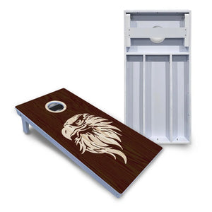 Stained Flag & Eagle Cornhole Boards - All Weather Series Cornhole Solutions