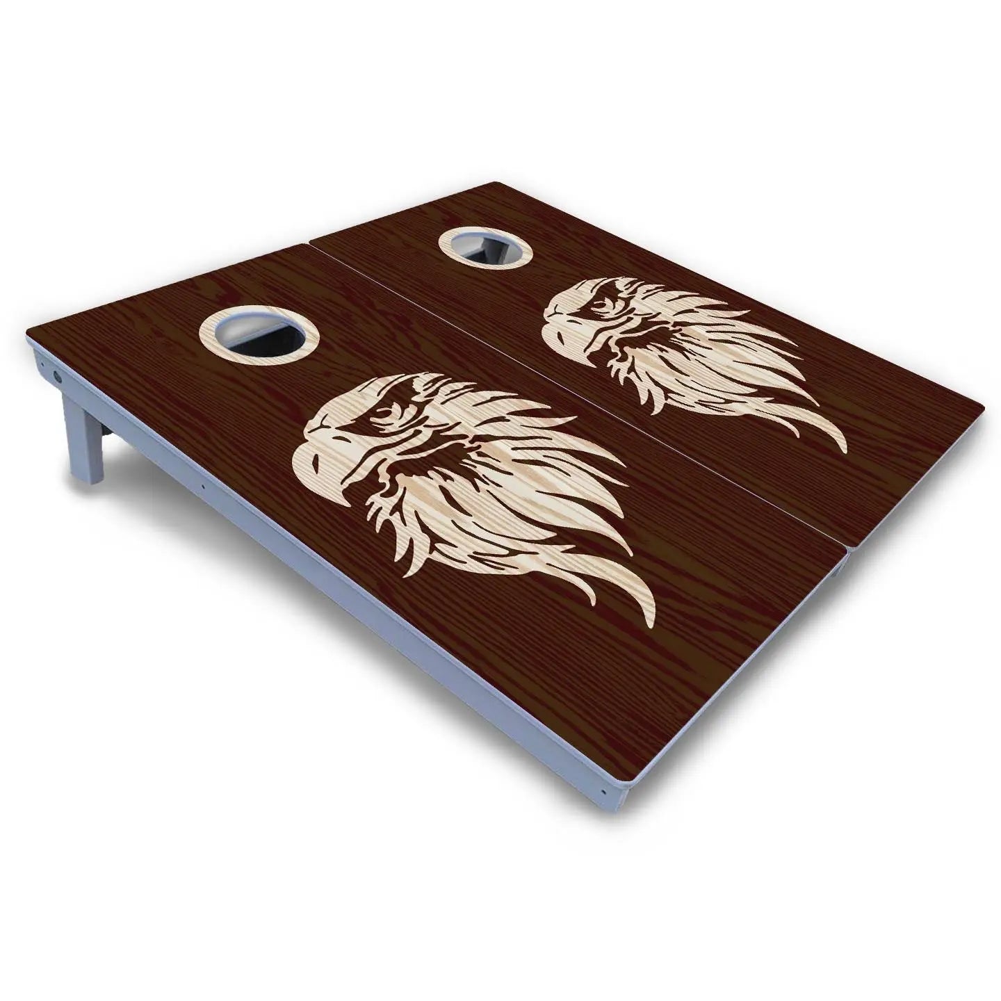 Stained Flag & Eagle Cornhole Boards - All Weather Series Cornhole Solutions