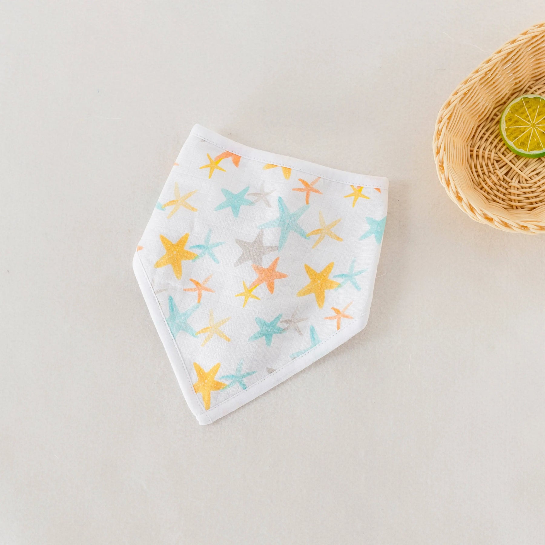 Starfish Organic Muslin Bib Nola Tawk